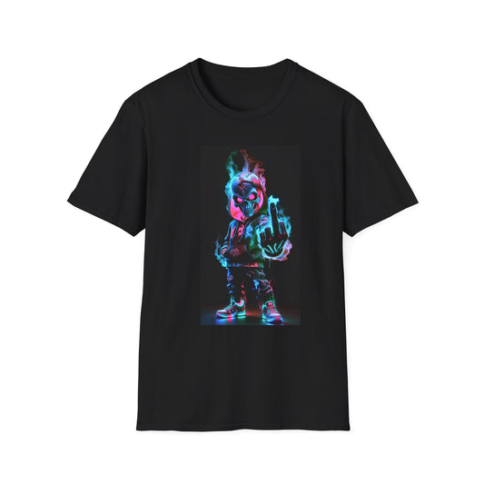 FUCK PEACE — I CAME GLOWING FROM THE GRAVE graphic T-shirt, Statement Top, Retro Fashion, Casual Wear, Gift for Gamers