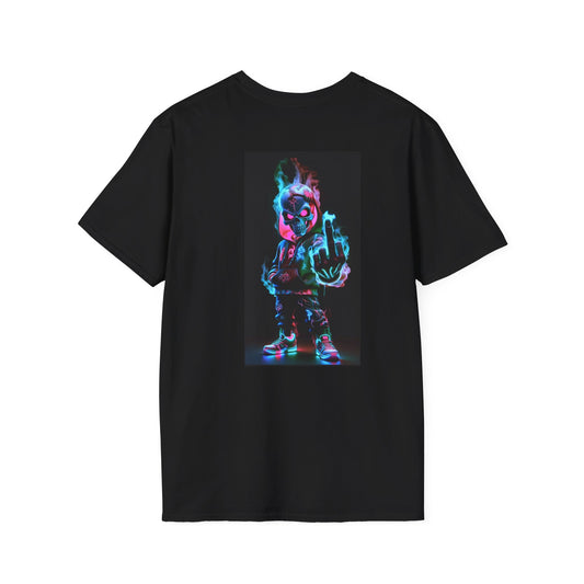FUCK PEACE — I CAME GLOWING FROM THE GRAVE graphic T-shirt, Statement Top, Retro Fashion, Casual Wear, Gift for Gamers